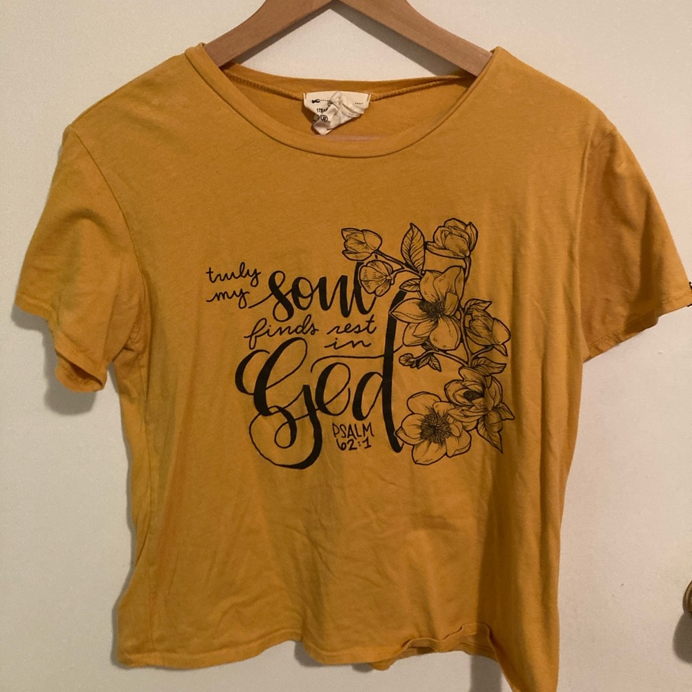 Mustard Psalm 62:1 T-Shirt